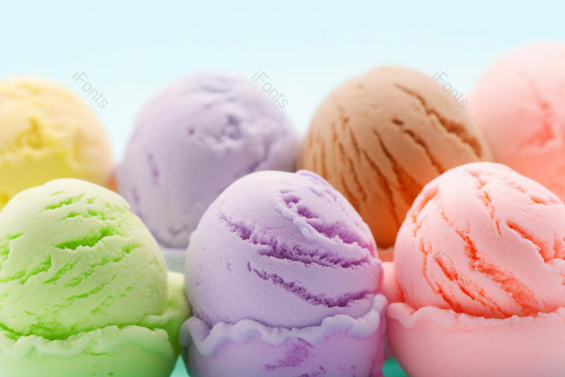 多种口味的夏天雪糕冰淇淋球摄影图,高清,摄影图,摄影图片,图片大全,摄影图免费下载